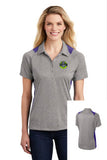Ladies Heather Colorblock Contender™ Polo